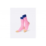 Eat My Socks Joe Donut Unisex Κάλτσες πάνω από τη Γάμπα Ροζ, Μπλε, Καφέ 1 Ζευγάρι