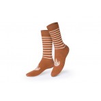 Eat My Socks Caffe Latte Unisex Κάλτσες πάνω από τη Γάμπα 