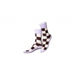Eat My Socks Cola Unisex Ψηλές Κάλτσες Λευκές, Καφέ, Εκρού