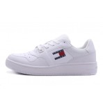 Tommy Jeans Retro Basket Γυναικεία Παπούτσια Λευκά