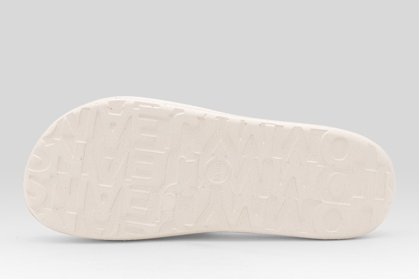 Tommy Jeans Chunky Pool Slide Γυναικείες Παντόφλες Εκρού