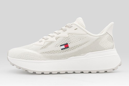Tommy Jeans Mesh Jacquard Knit Cleat Sneakers (EN0EN02962 YBL)