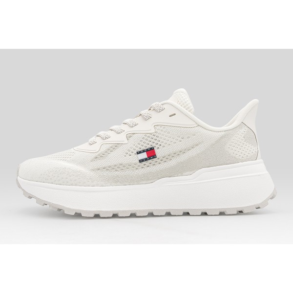 Tommy Jeans Mesh Jacquard Knit Cleat Sneakers (EN0EN02962 YBL)
