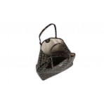 Guess Eco Victtoria Γυναικεία Shopper Τσάντα Καφέ, Μπεζ