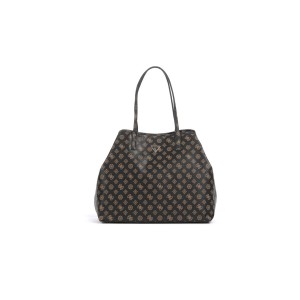 Guess Eco Victtoria Large 2 In 1 Τσάντα Tote (EPQ951429 BROWN)