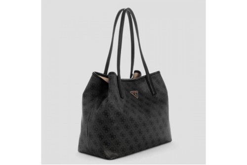 Guess Victtoria Logo 2 In 1 Τσάντα Tote (ESG951428 COAL LOGO)