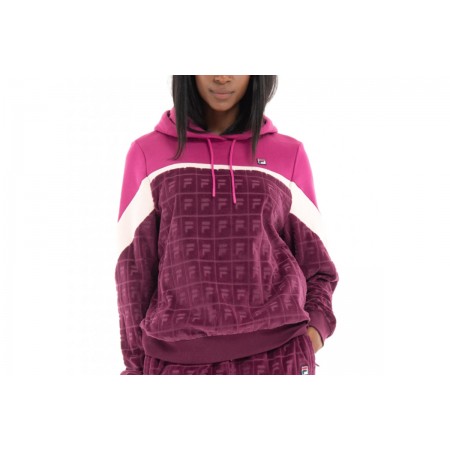 Fila Heritage Lorri Velour Hoodie Γυναικείο 
