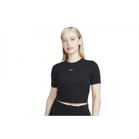 Nike Crop Top Κοντομάνικο 