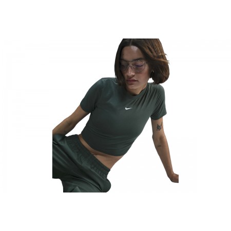 Nike Sportswear Essential Γυναικείο Cropped Κοντομάνικο T-Shirt