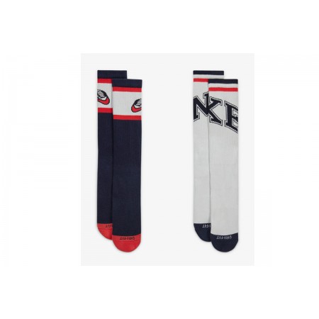 Nike Everyday Plus Cushioned Ψηλές Κάλτσες 2 Ζευγάρια 