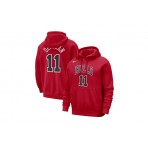 Nike NBA Chicago Bulls Ανδρικό Φούτερ με Κουκούλα Κόκκινο