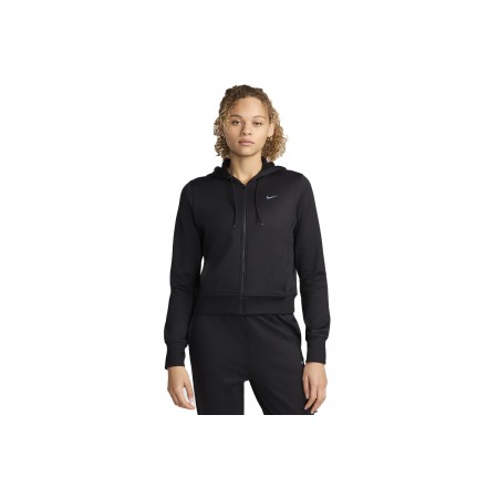 Nike Therma-Fit One Γυναικεία Ζακέτα με Κουκούλα Μαύρη