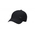 Nike Dri-FIT Unstructed Metal Swoosh Καπέλο Strapback Μαύρο