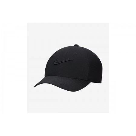 Nike Dri-FIT Club Structured Swoosh Καπέλο Μαύρο