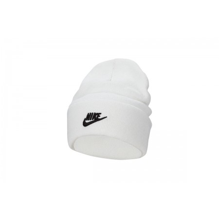 Nike Peak Unisex Χειμερινό Σκουφάκι Λευκό (FB6528 121)