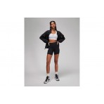 Jordan Sport Jumpman Medium Support Γυναικείο Αθλητικό Μπουστάκι Λευκό, Μαύρο