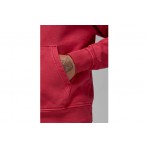 Jordan Flight Fleece Ανδρικό Φούτερ με Κουκούλα Κόκκινο