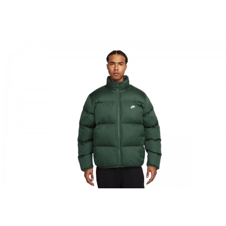 Nike Sportswear Club Ανδρικό Puffer Μπουφάν Κυπαρισσί