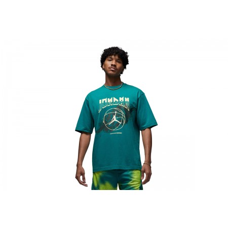 Jordan Sport 85 Ανδρικό Κοντομάνικο T-Shirt Πετρόλ (FB7445 319)