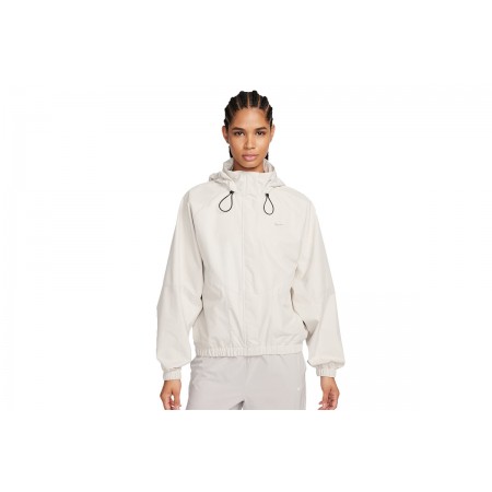 Nike Storm-Fit Swift Running Γυναικείο Αντιανεμικό Μπουφάν Λευκό