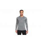 Nike Pro Dri-FIT Tight Ανδρική Μακρυμάνικη Μπλούζα Γκρι (FB7919 084)