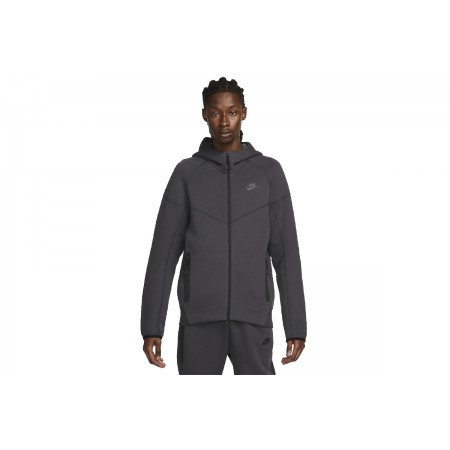 Nike Sportswear Tech Fleece Ανδρική Ζακέτα Με Κουκούλα Ανθρακί