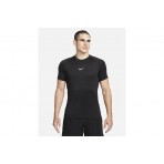 Nike Pro Dri-Fit Ανδρικό T-Shirt Μαύρο