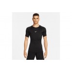 Nike Pro Dri-Fit Fitness Ανδρικό Κοντομάνικο T-Shirt Μαύρο