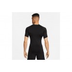 Nike Pro Dri-Fit Fitness Ανδρικό Κοντομάνικο T-Shirt Μαύρο