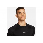 Nike Pro Dri-Fit Fitness Ανδρικό Κοντομάνικο T-Shirt Μαύρο