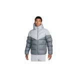 Nike Storm-FIT Windrunner Ανδρικό Puffer Μπουφάν Γκρι