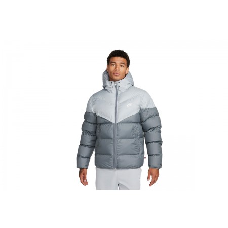 Nike Storm-FIT Windrunner PrimaLoft® Ανδρικό Puffer Μπουφάν Γκρι