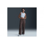 Nike Sportswear Chill Knit Γυναικείο Αμάνικο Crop Top Σιέλ