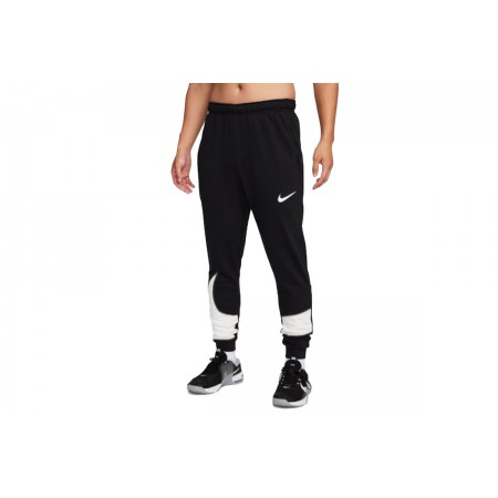 Nike Dri-FIT Fleece Ανδρικό Παντελόνι Φόρμας Μαύρο