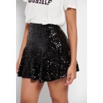 Funky Buddha Γυναικεία Μίνι Φούστα (FBL006-402-14-BLACK)