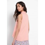 Funky Buddha Γυναικείο Πουκάμισο (FBL007-101-05-APRICOT)