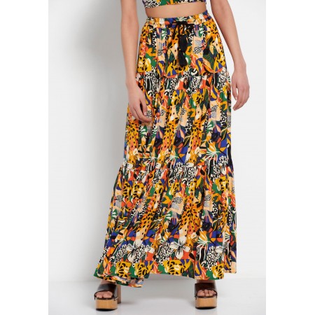 Funky Buddha Γυναικεία Φούστα Midi-Maxi 