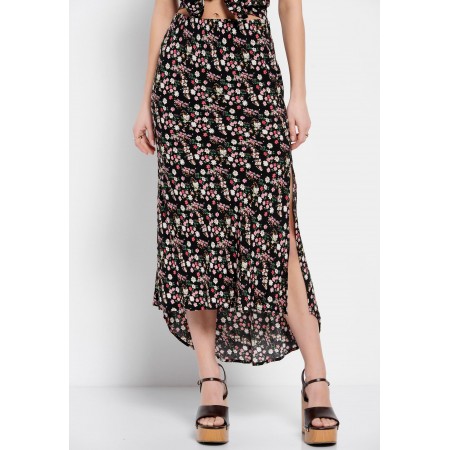 Funky Buddha Γυναικεία Φούστα Midi-Maxi 