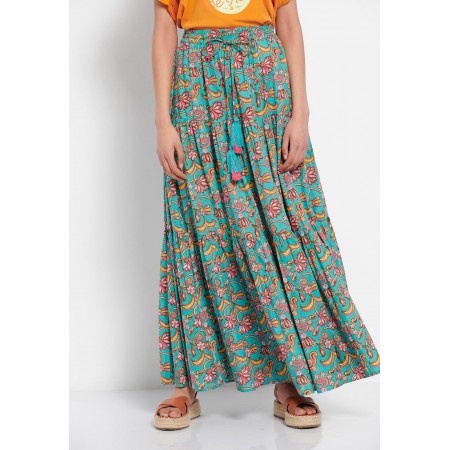 Funky Buddha Γυναικεία Φούστα Midi-Maxi 