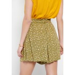 Funky Buddha Γυναικείο Fashion Σορτς (FBL007-129-03-OLIVE-OIL)