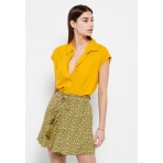 Funky Buddha Γυναικείο Fashion Σορτς (FBL007-129-03-OLIVE-OIL)