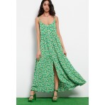 Funky Buddha Φόρεμα Maxi (FBL007-135-13-APPLE-MINT)