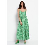 Funky Buddha Φόρεμα Maxi (FBL007-135-13-APPLE-MINT)
