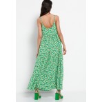 Funky Buddha Φόρεμα Maxi (FBL007-135-13-APPLE-MINT)