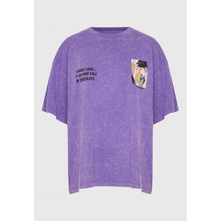 Funky Buddha T-Shirt Με Τύπωμα Στην Πλάτη 