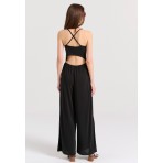 Funky Buddha Ολόσωμη Φόρμα Γυναικεία (FBL009-101-12-BLACK)