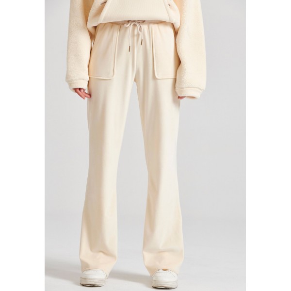 Funky Buddha Παντελόνι Φόρμας Γυναικείο (FBL010-100-02-CHALK)