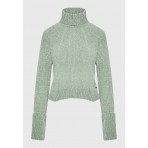 Funky Buddha Γυναικείο Ζιβάγκο Πουλόβερ Μέντα