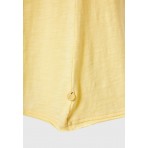 Funky Buddha The Essentials Γυναικείο Κοντομάνικο T-Shirt Λεμονί
