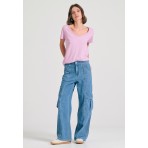 Funky Buddha The Essentials Γυναικείο Κοντομάνικο T-Shirt